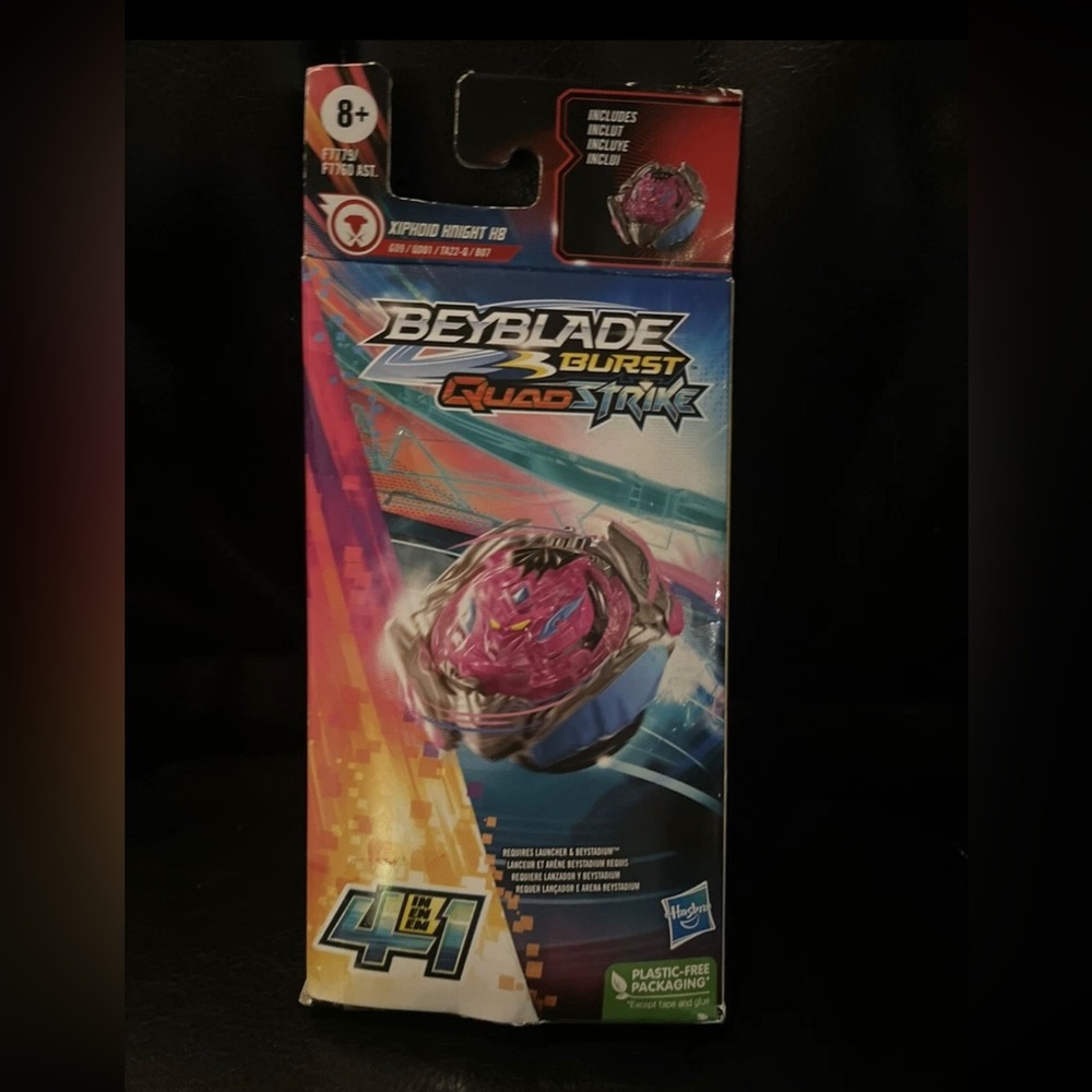 Beyblade Burst Quad Strike 4 In 1 Single Pack - Xiophoid Knight K8 - Hasbro 2023